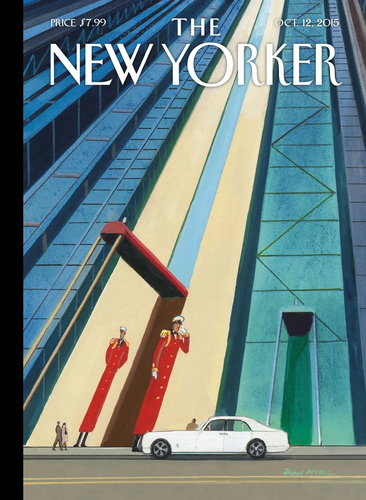 Обложка The New Yorker, 12 октября 2015: Высокие стандарты, художник Брюс Макколл