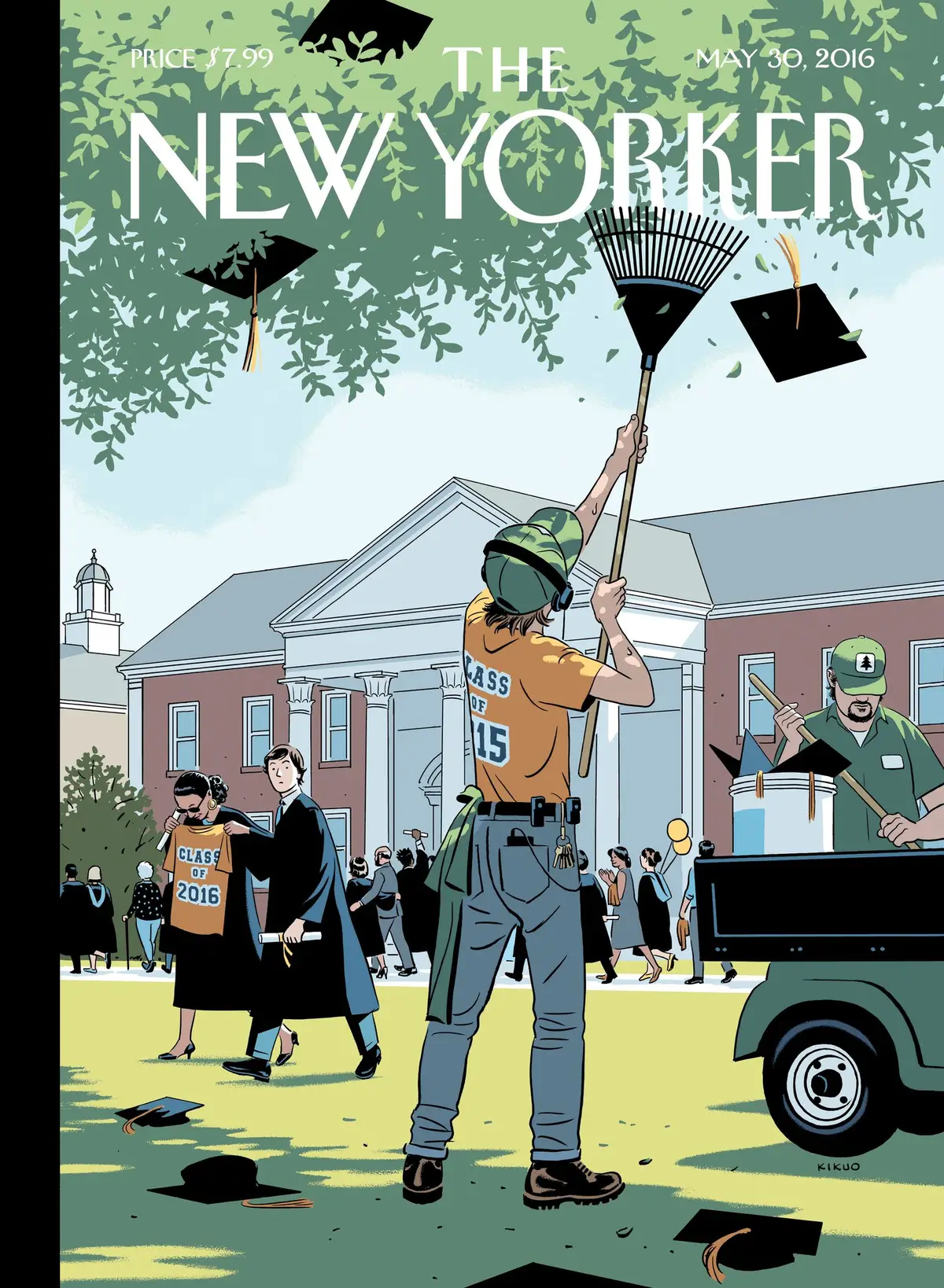 Обложка The New Yorker, 30 мая 2016: Выпускной, художник Р. Кикуо Джонсон