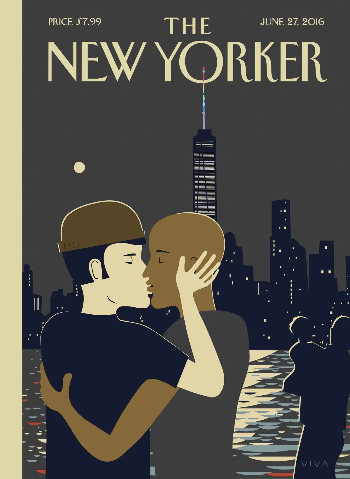 Обложка The New Yorker, 27 июня 2016: Любовь, художник Фрэнк Вива