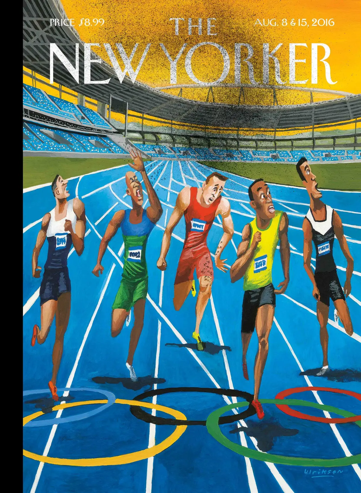 Обложка The New Yorker, 8 августа 2016: Что-то в воздухе, художник Марк Ульриксен