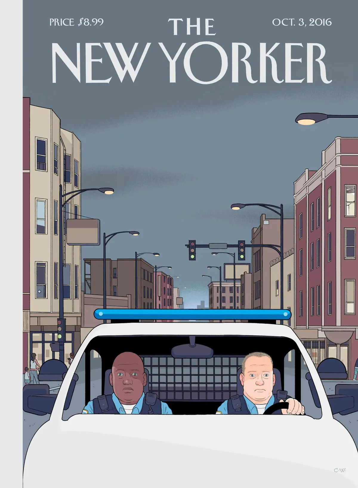 Обложка The New Yorker, 3 октября 2016: Смена, художник Крис Уэр