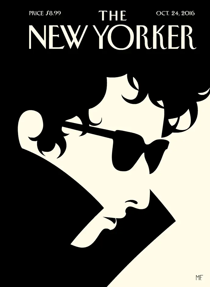 Обложка The New Yorker, 24 октября 2016: Лауреат, художник Малика Фавр