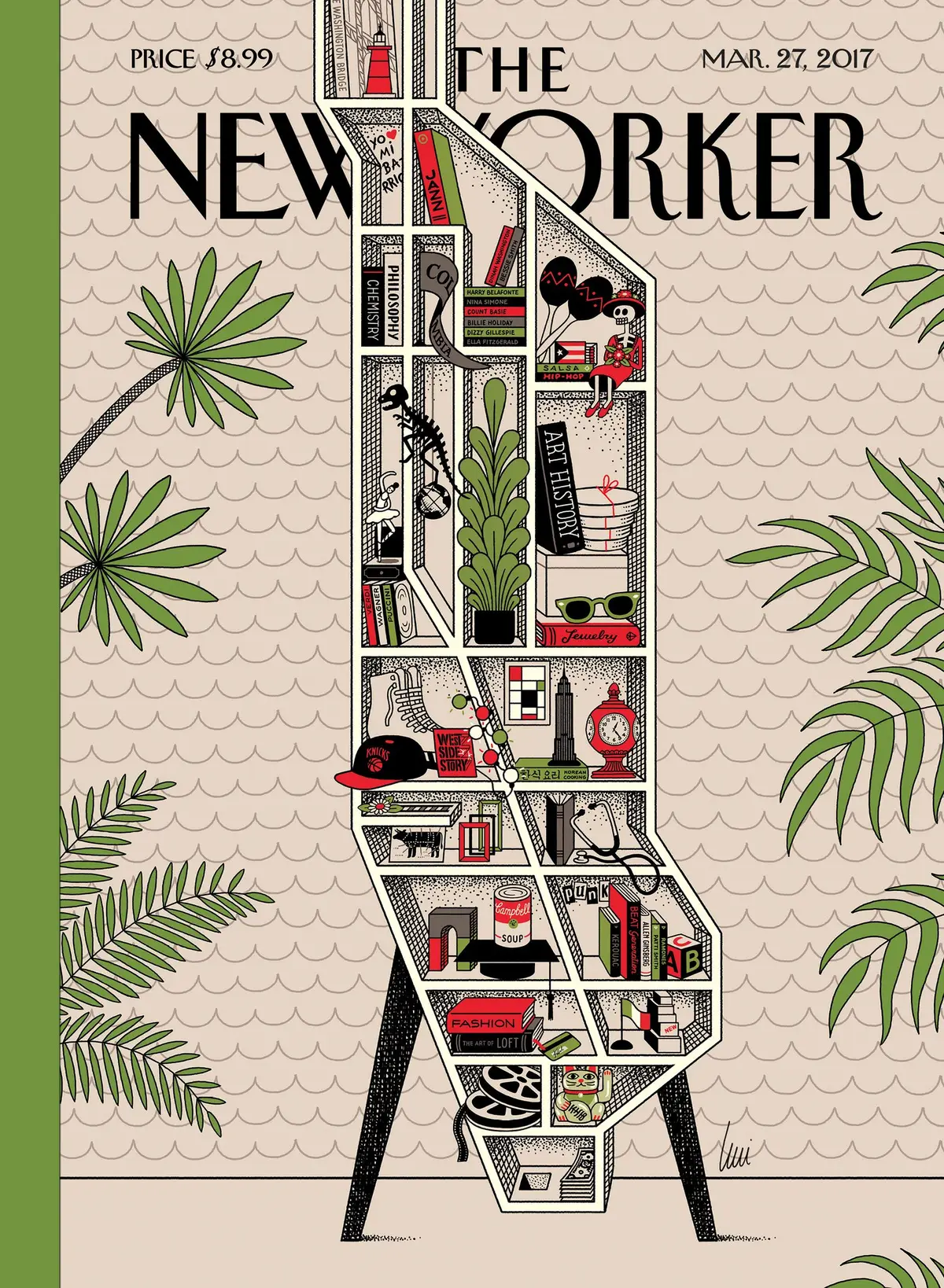 Обложка The New Yorker, 27 марта 2017: Срок хранения, художник Люси Гутьеррес