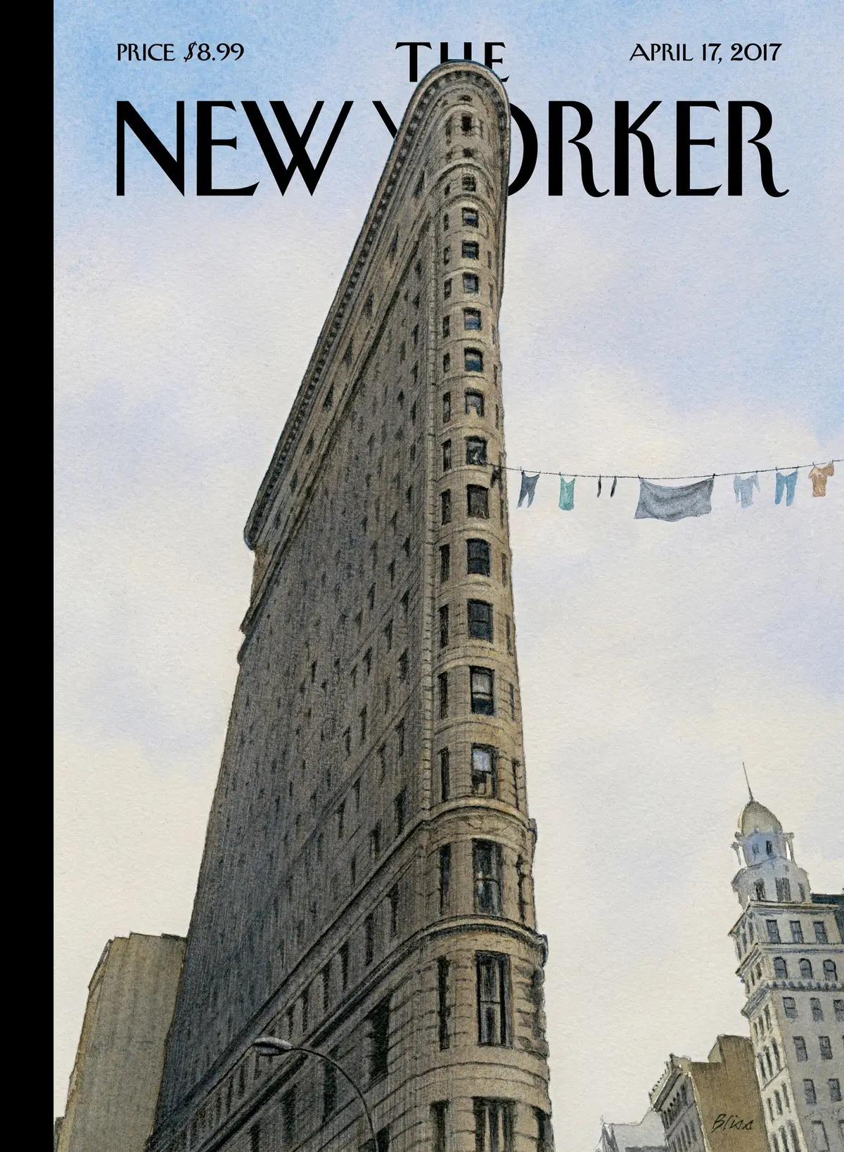 Обложка The New Yorker, 17 апреля 2017: Квартал моды, художник Гарри Блисс
