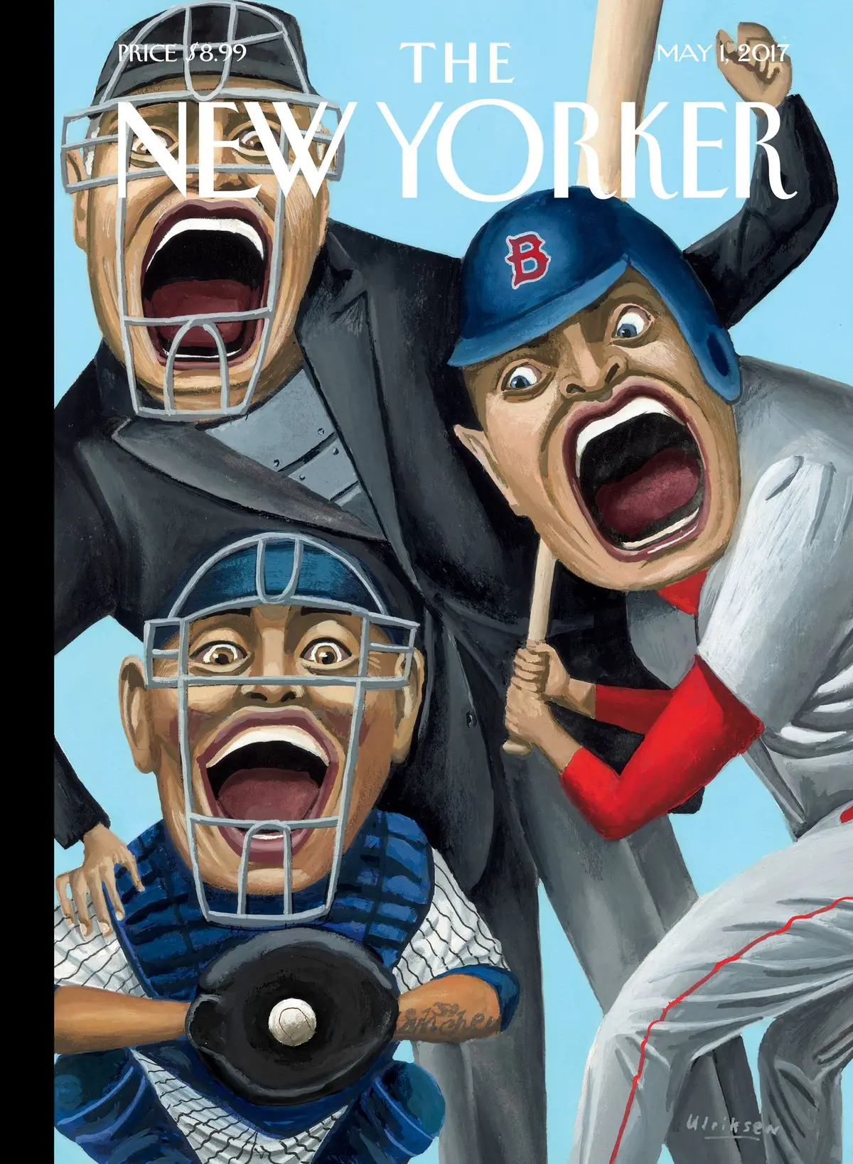 Обложка The New Yorker, 1 мая 2017: Страйковая зона, художник Марк Ульриксен