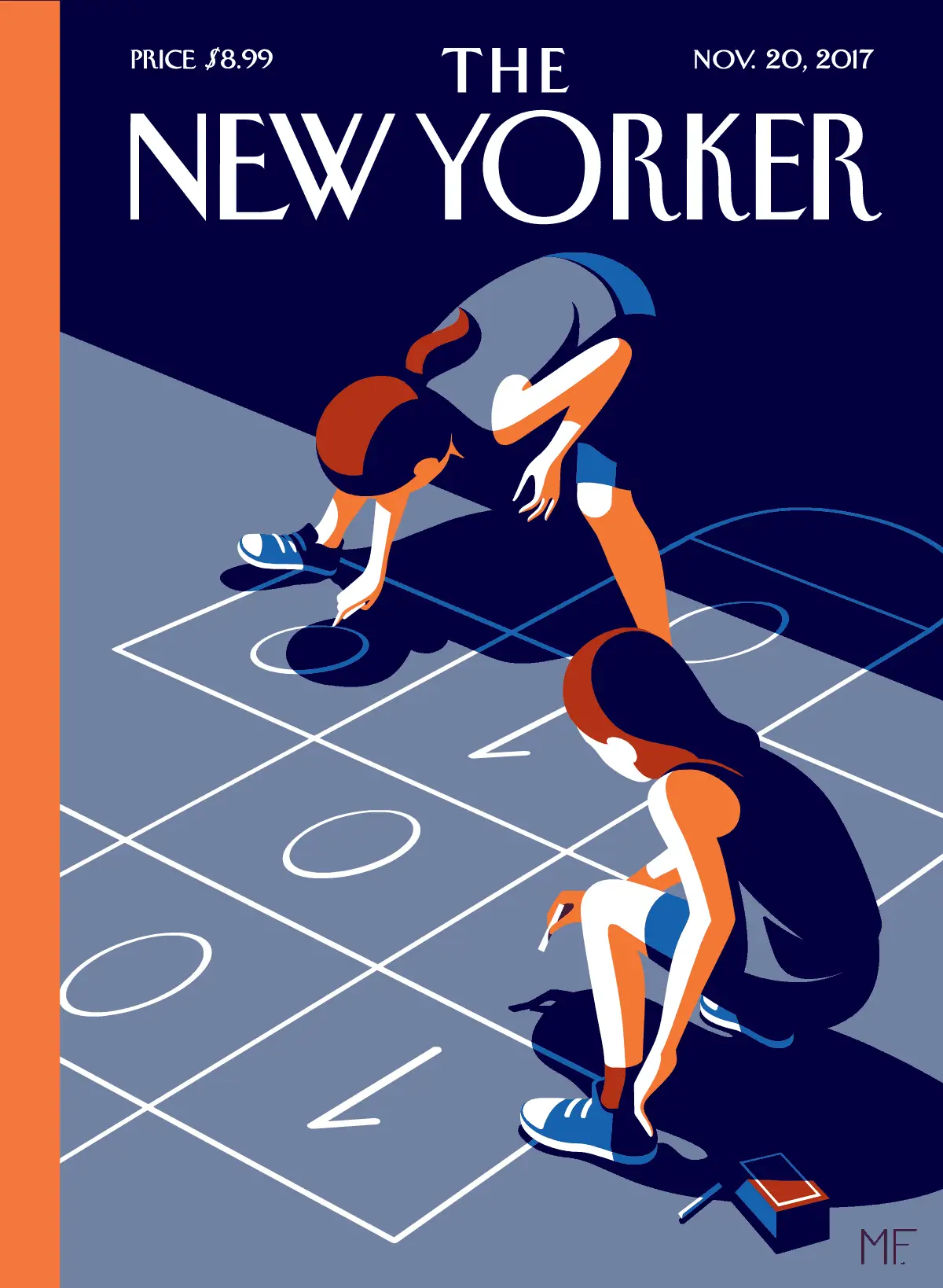 Обложка The New Yorker, 20 ноября 2017: Основы программирования, художник Малика Фавр