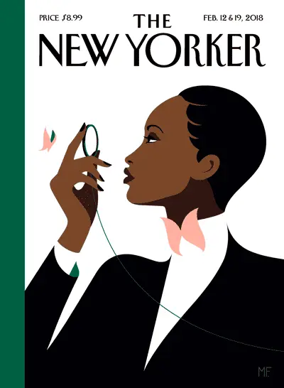 Обложка The New Yorker, 12 февраля 2018: Эффект бабочки, художник Малика Фавр