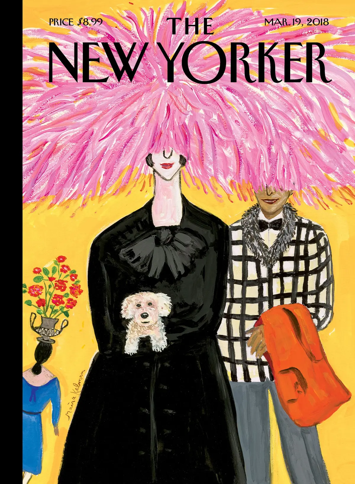 Обложка The New Yorker, 19 марта 2018: В полном цвету, художник Майра Калман