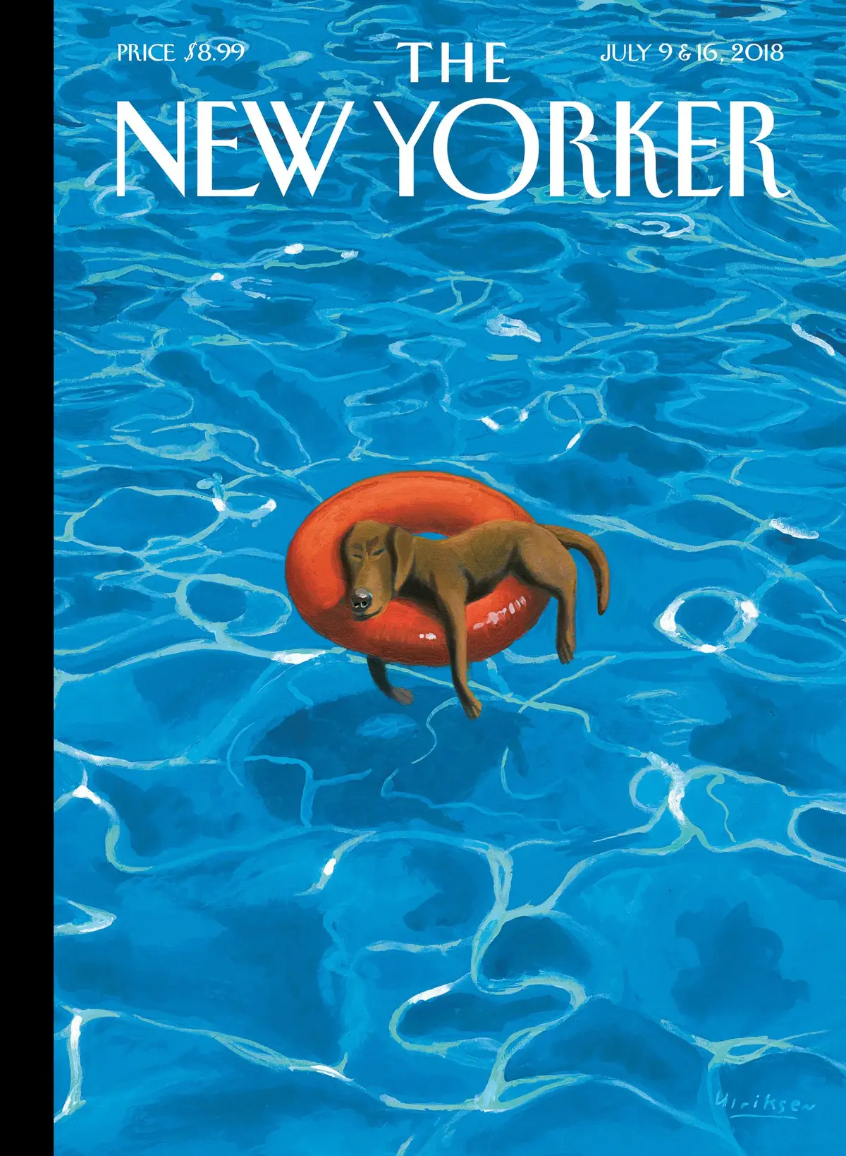 Обложка The New Yorker, 9 июля 2018: Простой, художник Марк Ульриксен