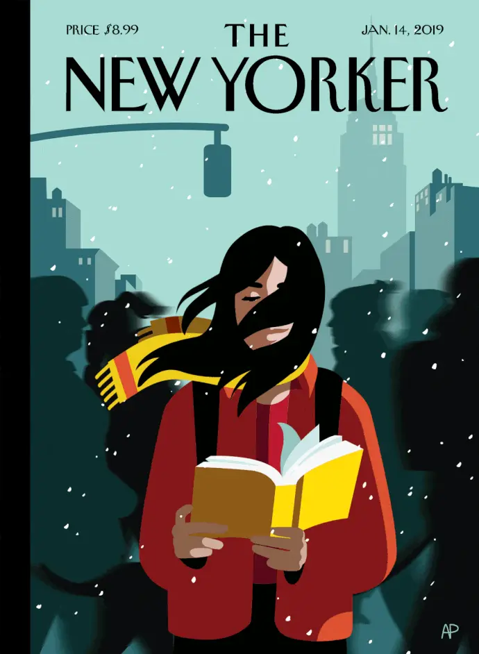 Обложка The New Yorker, 14 января 2019: С чистого листа, художник Анна Парини