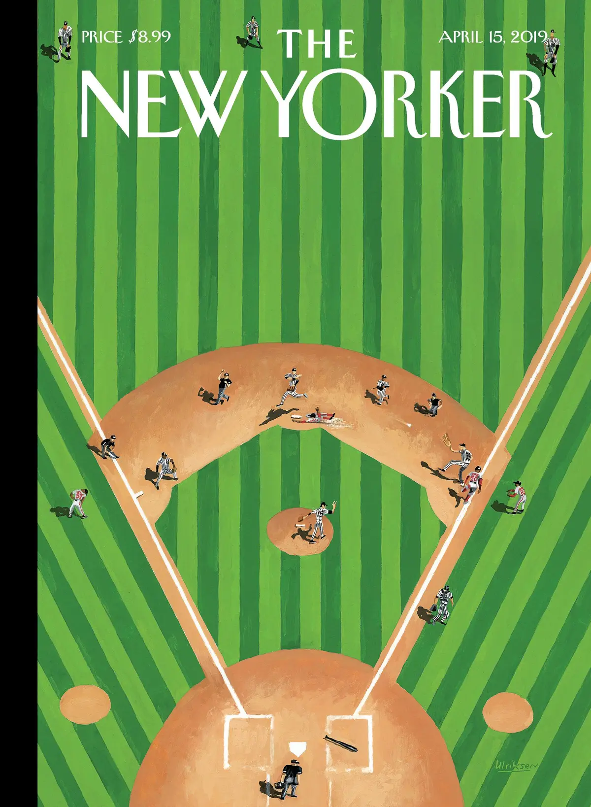 Обложка The New Yorker, 15 апреля 2019: Двойная игра, художник Марк Ульриксен