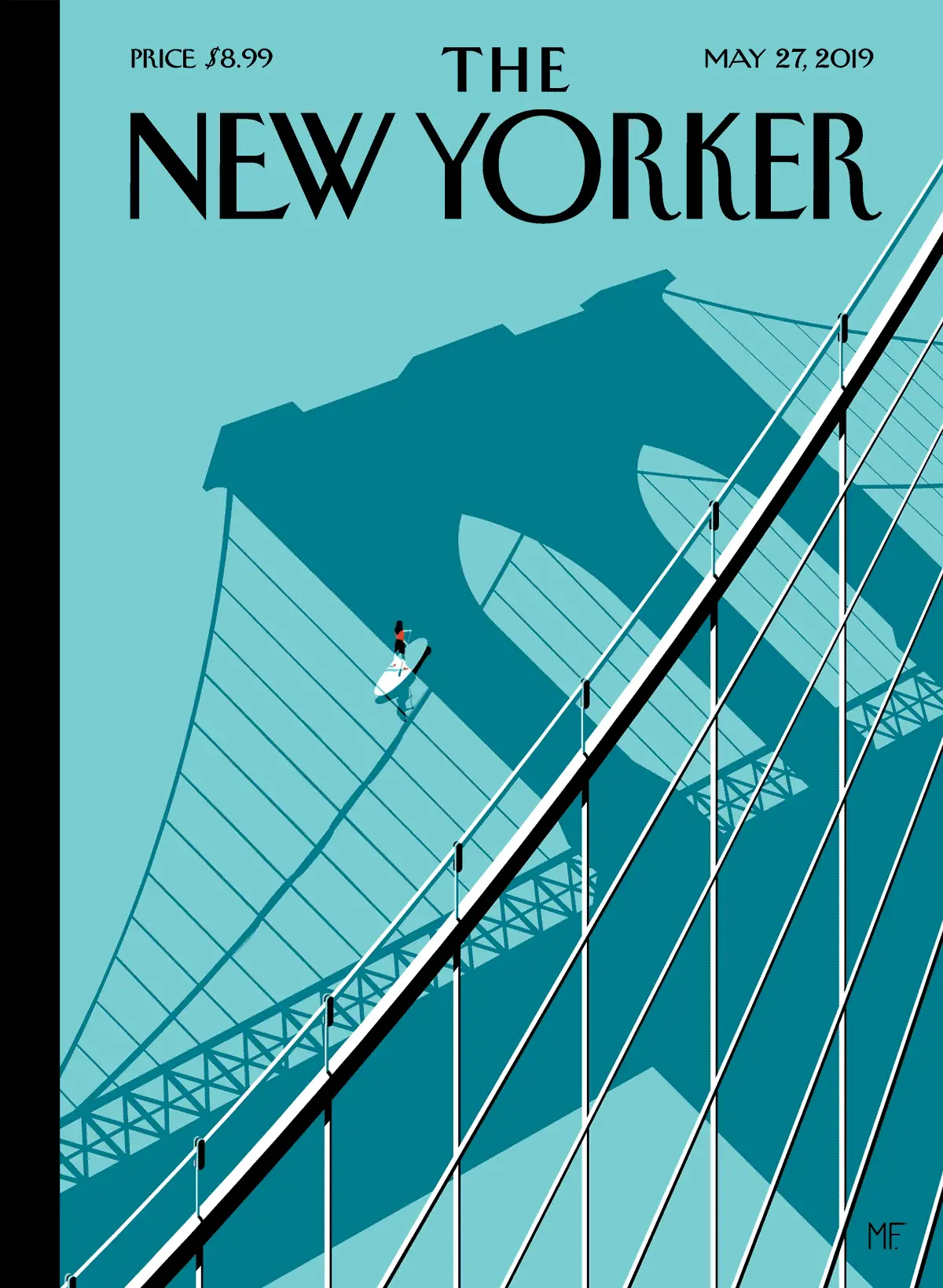 Обложка The New Yorker, 27 мая 2019: Летние часы, художник Малика Фавр