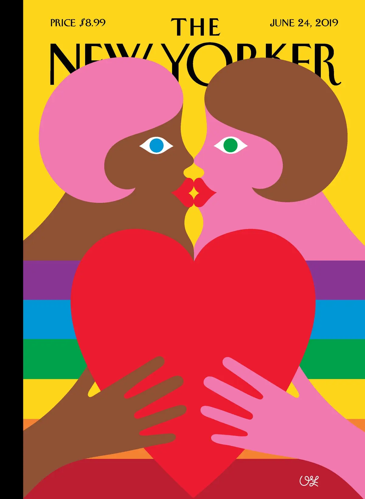 Обложка The New Yorker, 24 июня 2019: От всего сердца, художник Олимпия Дзаньоли