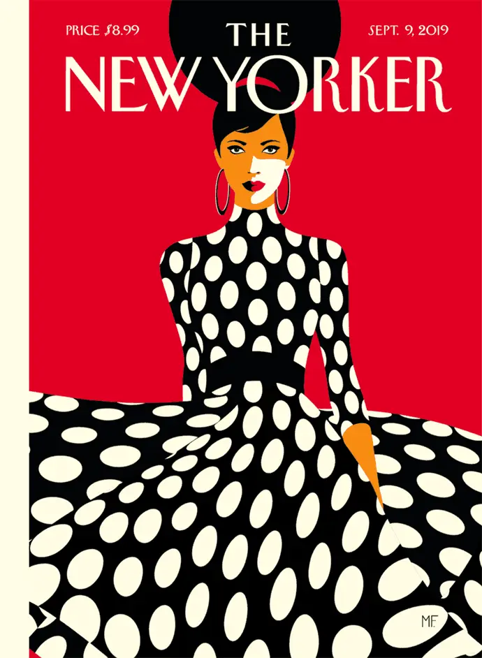 Обложка The New Yorker, 9 сентября 2019: Осенняя метла, художник Малика Фавр