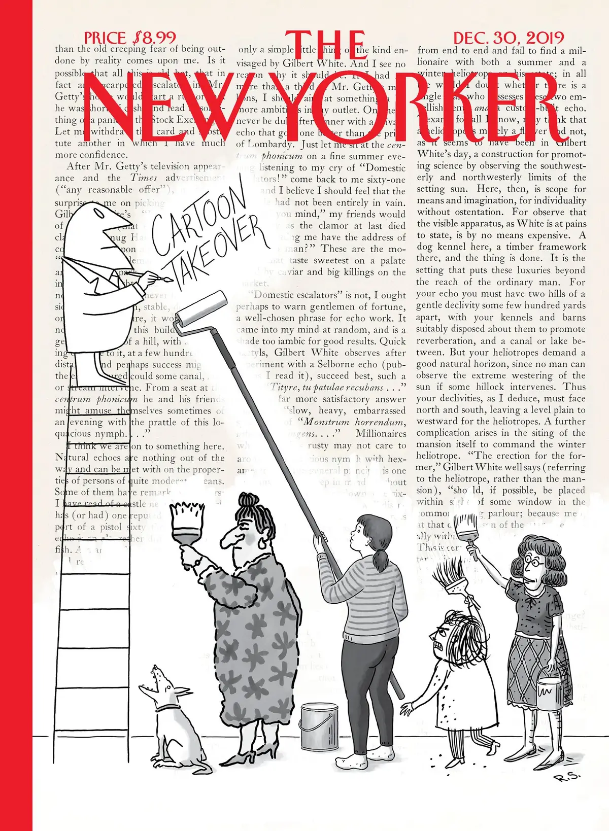 Обложка The New Yorker, 30 декабря 2019: Понимаете?, художник Роберт Сикоряк