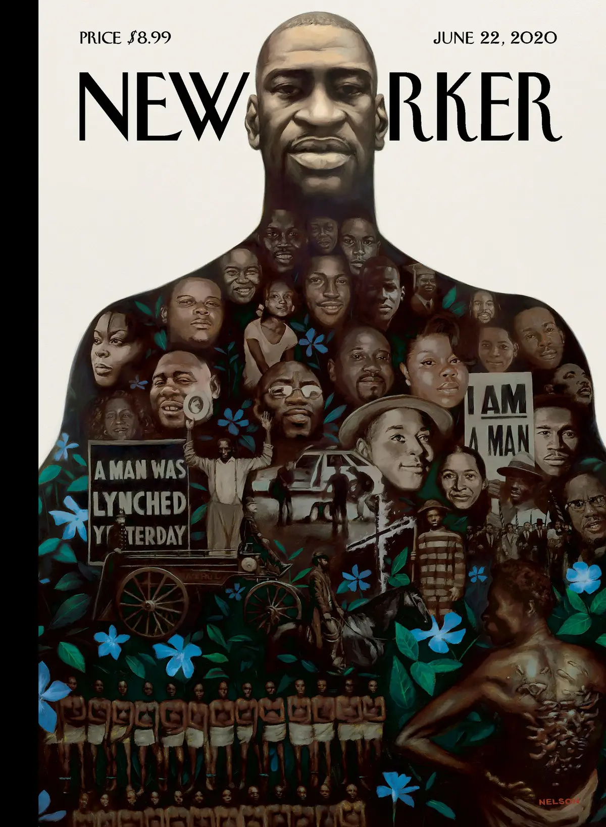 Обложка The New Yorker, 22 июня 2020: Назовите их имена, художник Кадир Нельсон