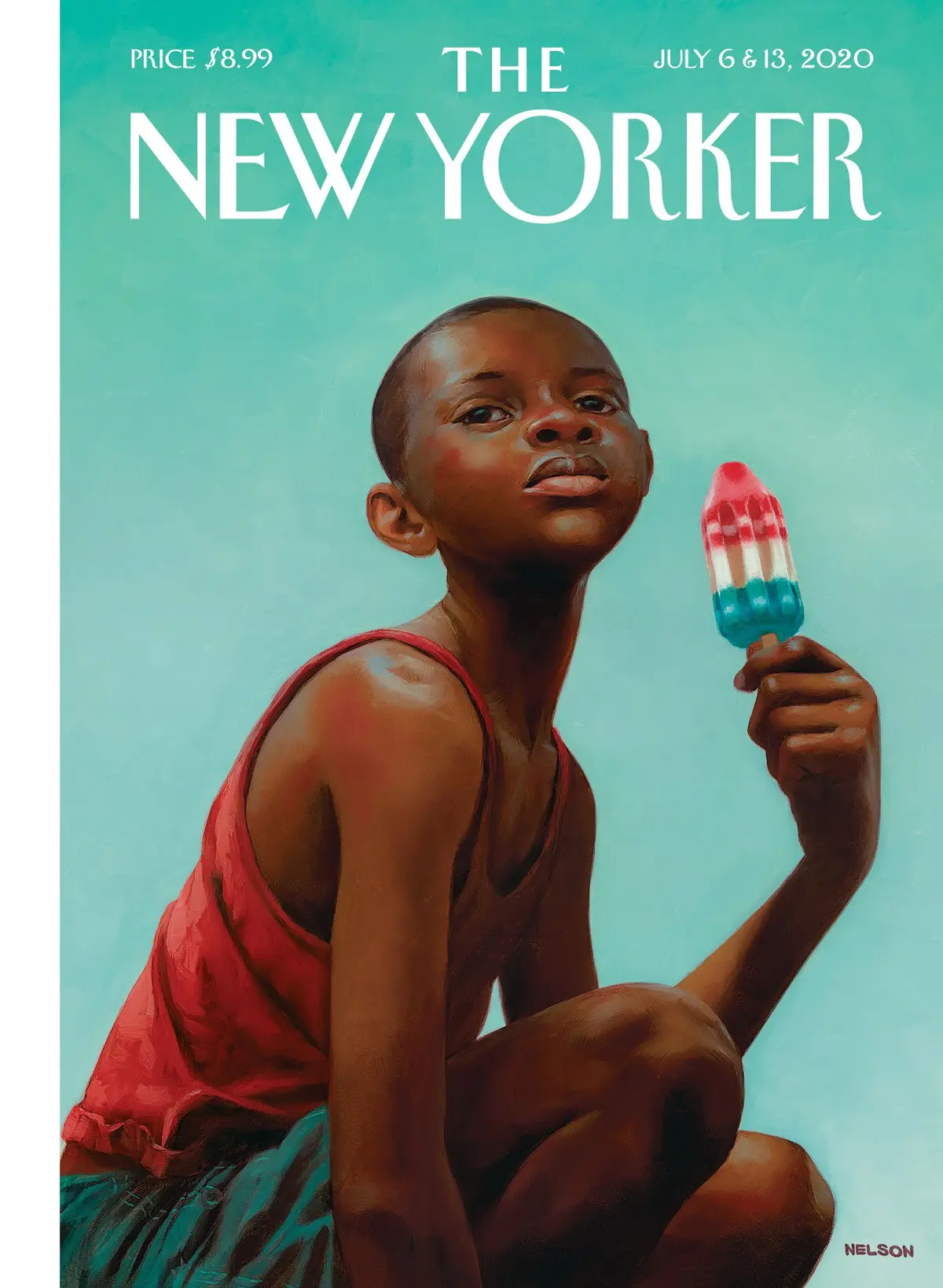 Обложка The New Yorker, 6 июля 2020: Далёкое лето, художник Кадир Нельсон