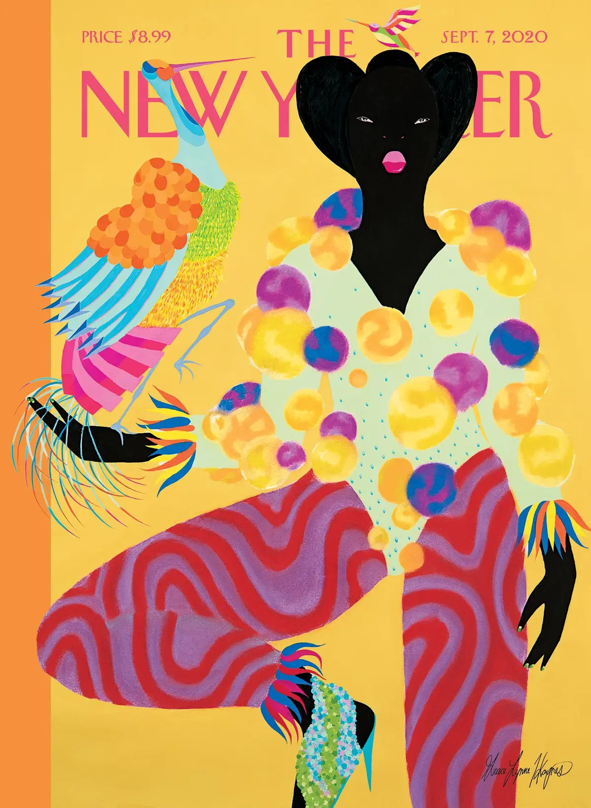 Обложка The New Yorker, 7 сентября 2020: Законодатели моды, художник Грейс Линн Хейнс