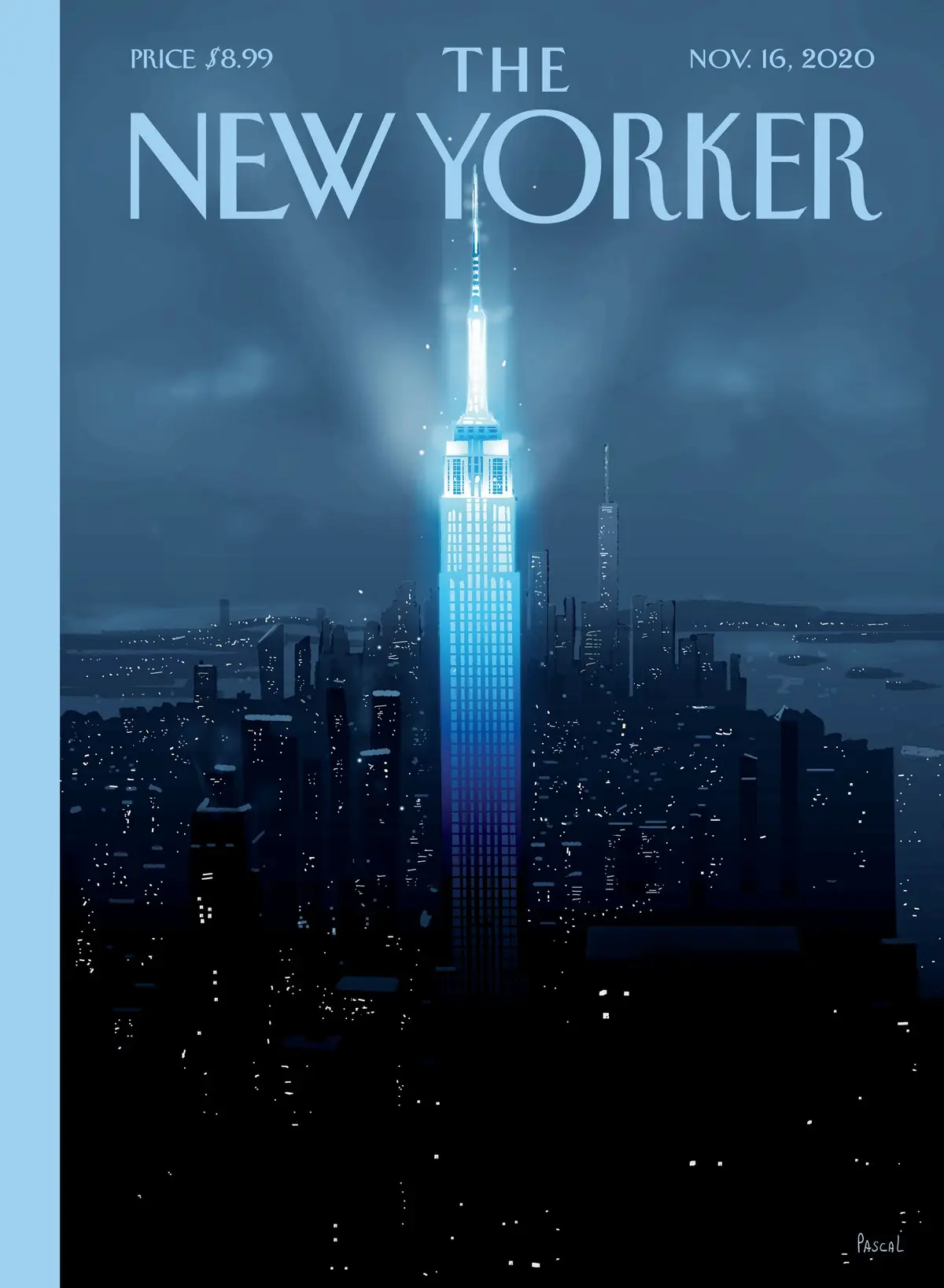 Обложка The New Yorker, 16 ноября 2020: Снова надежда, художник Паскаль Кампьон