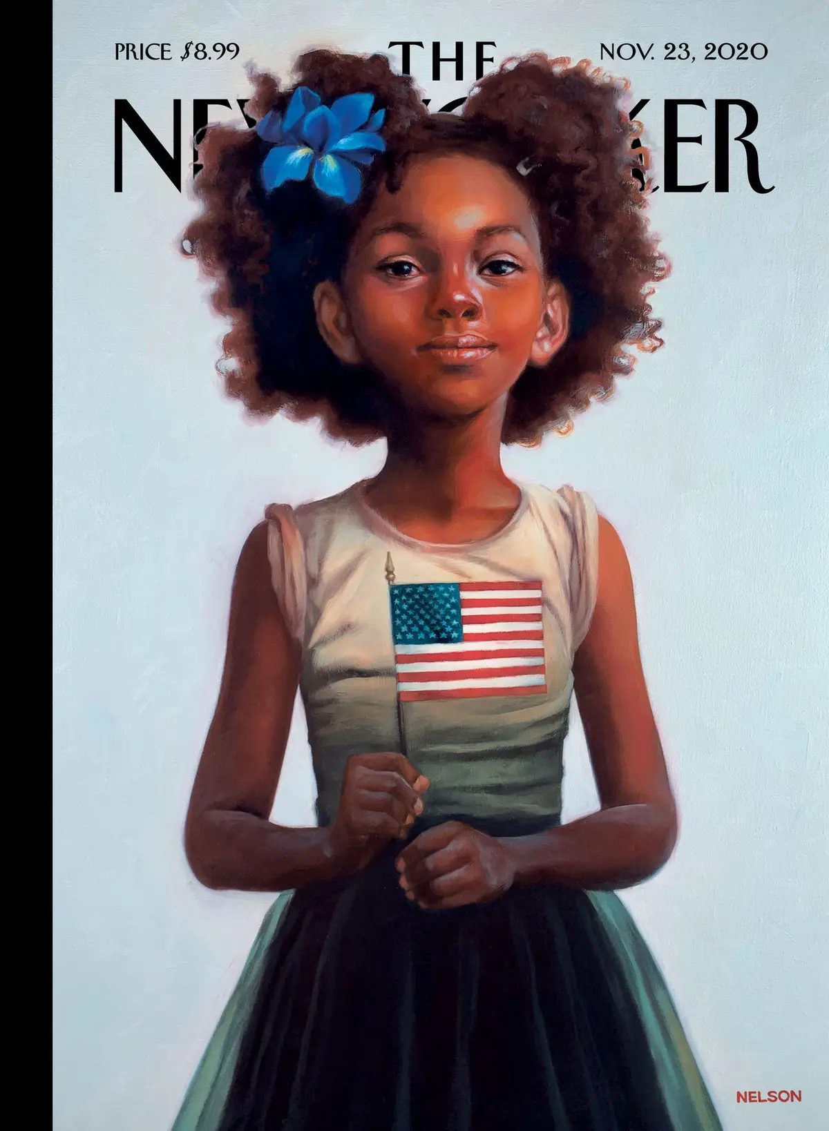 Обложка The New Yorker, 23 ноября 2020: Итоги выборов, художник Кадир Нельсон