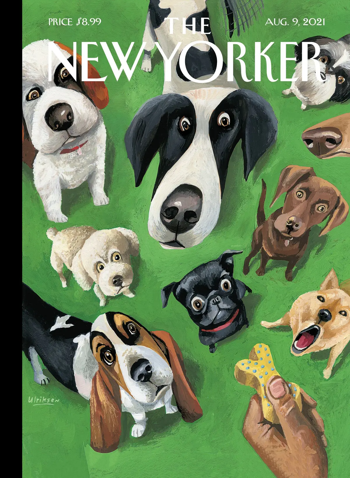 Обложка The New Yorker, 9 августа 2021: Летнее угощение, художник Марк Ульриксен