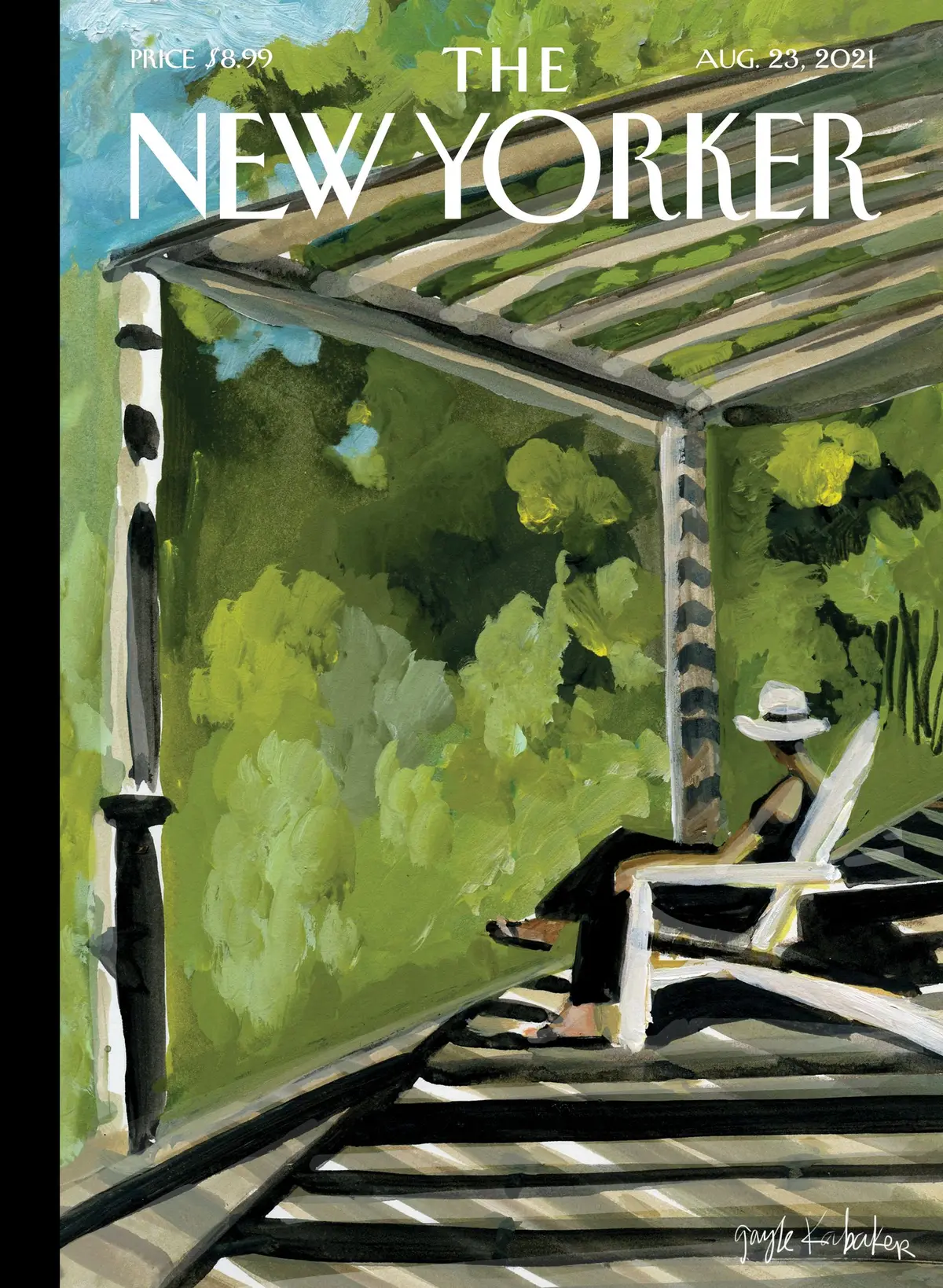 Обложка The New Yorker, 23 августа 2021: Аренда лета, художник Гейл Кабакер