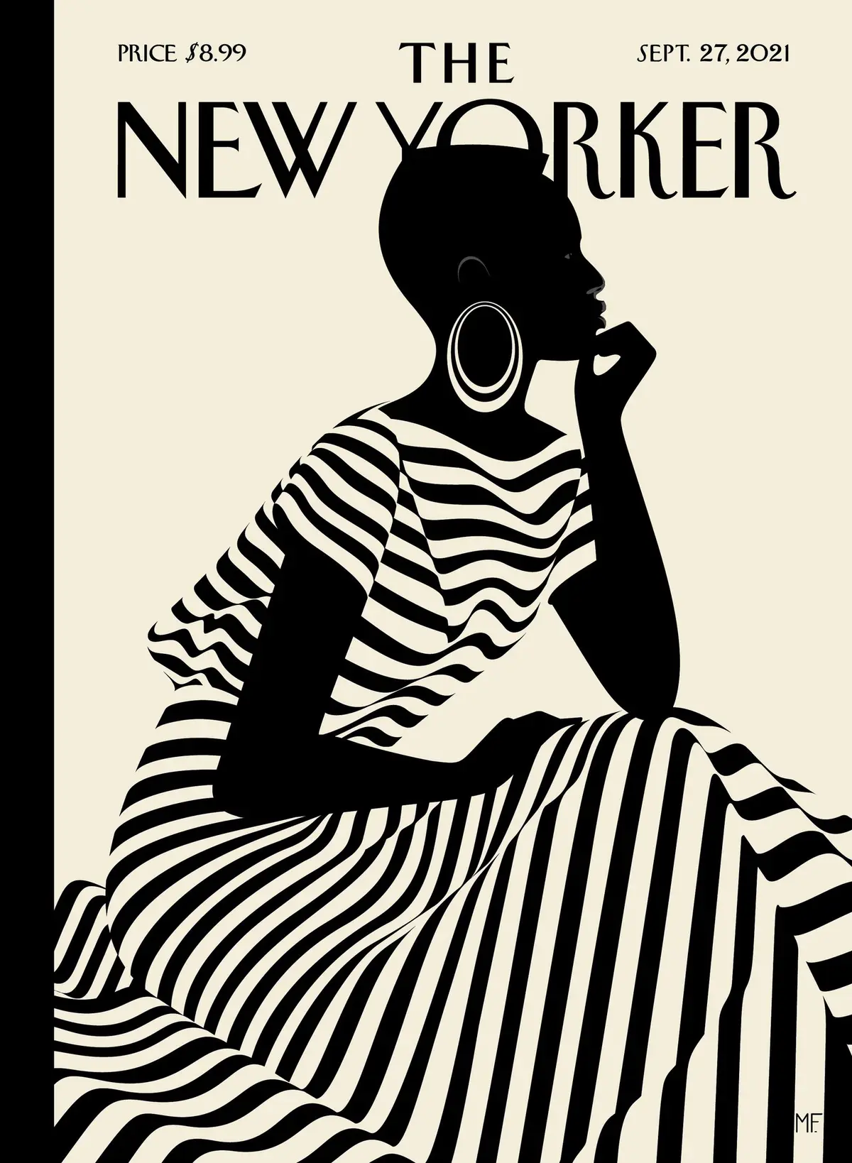 Обложка The New Yorker, 27 сентября 2021: Собранный, художник Малика Фавр