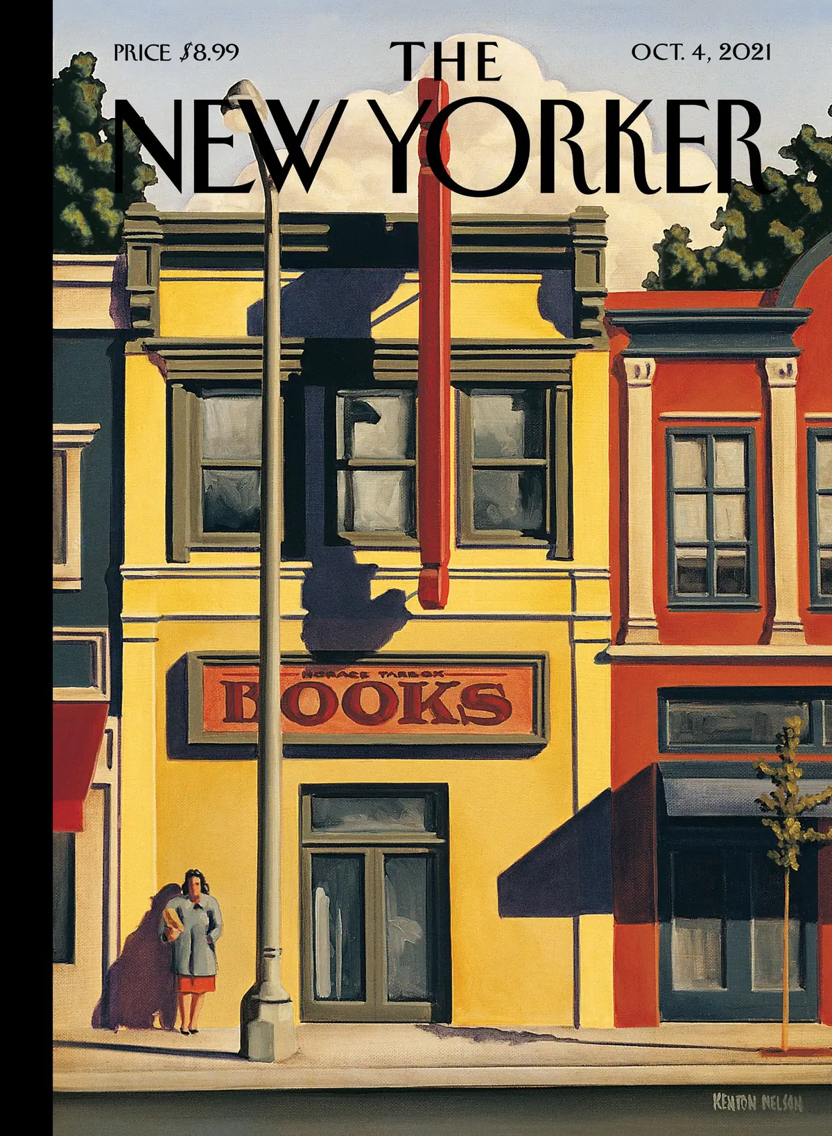 Обложка The New Yorker, 4 октября 2021: Американское просторечие, художник Кентон Нельсон