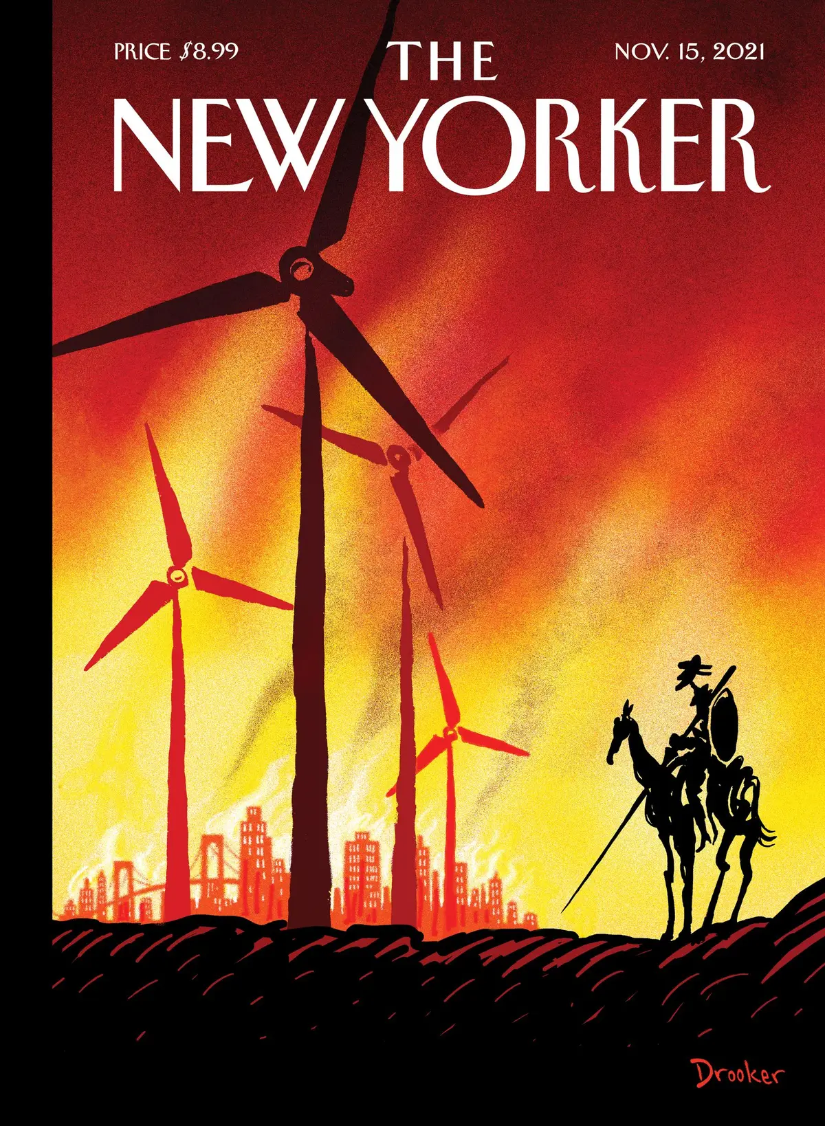 Обложка The New Yorker, 15 ноября 2021: Несбыточная мечта, художник Эрик Друкер