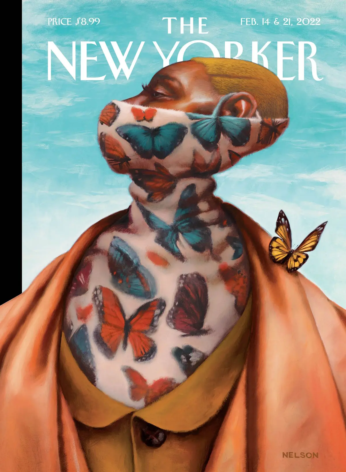 Обложка The New Yorker, 14 февраля 2022: Высокий стиль, художник Кадир Нельсон