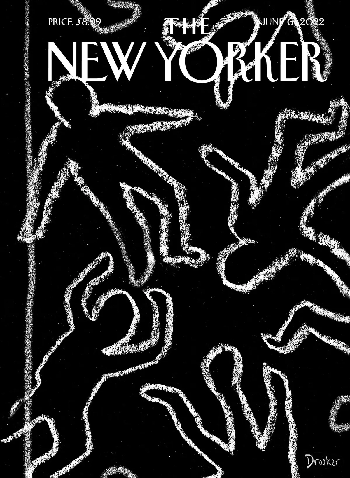 Обложка The New Yorker, 6 июня 2022: Ювалде, 24 мая 2022, художник Эрик Друкер