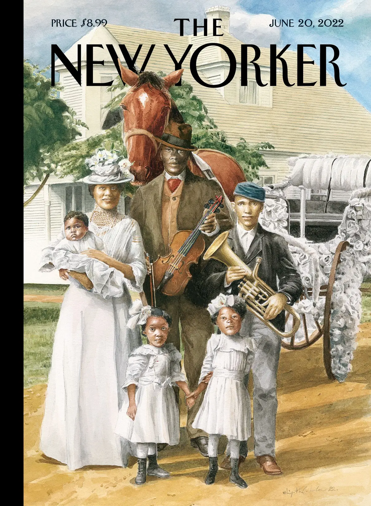 Обложка The New Yorker, 20 июня 2022: 157 лет Джунтинза, художник Элизабет Коломба