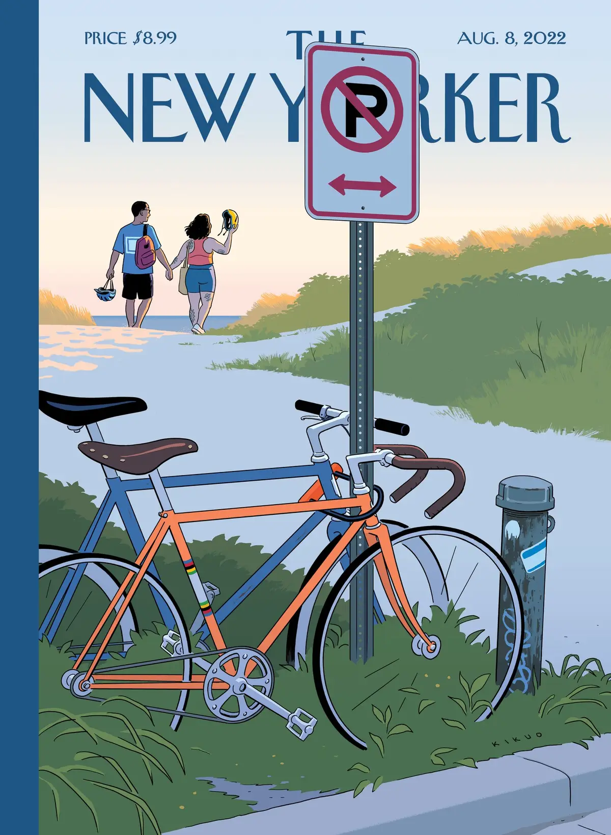Обложка The New Yorker, 8 августа 2022: Во втором ряду, художник Р. Кикуо Джонсон