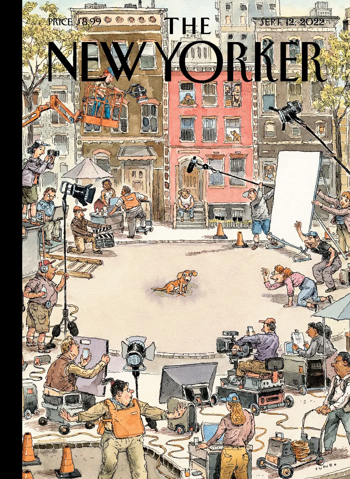 Обложка The New Yorker, 12 сентября 2022: Вожак, художник Джон Кунео