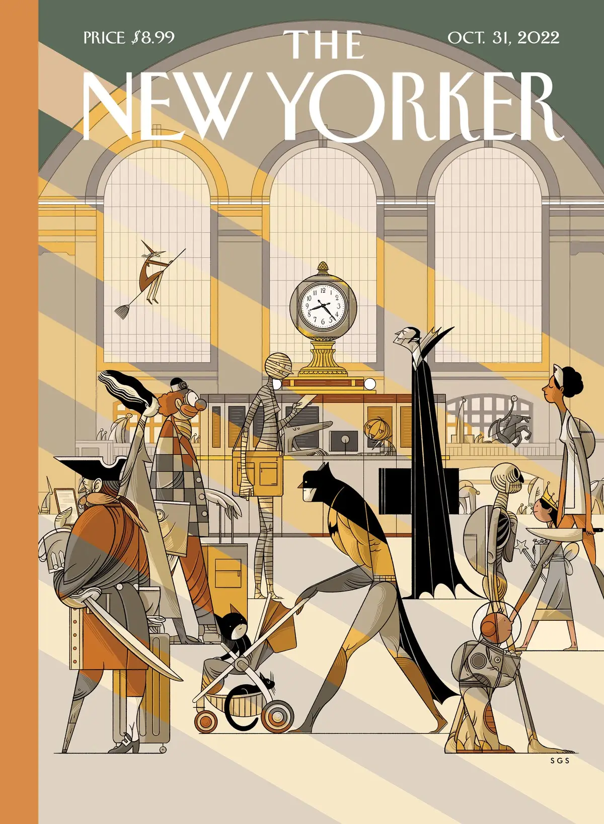 Обложка The New Yorker, 31 октября 2022: Старые места, художник Серхио Гарсия Санчес