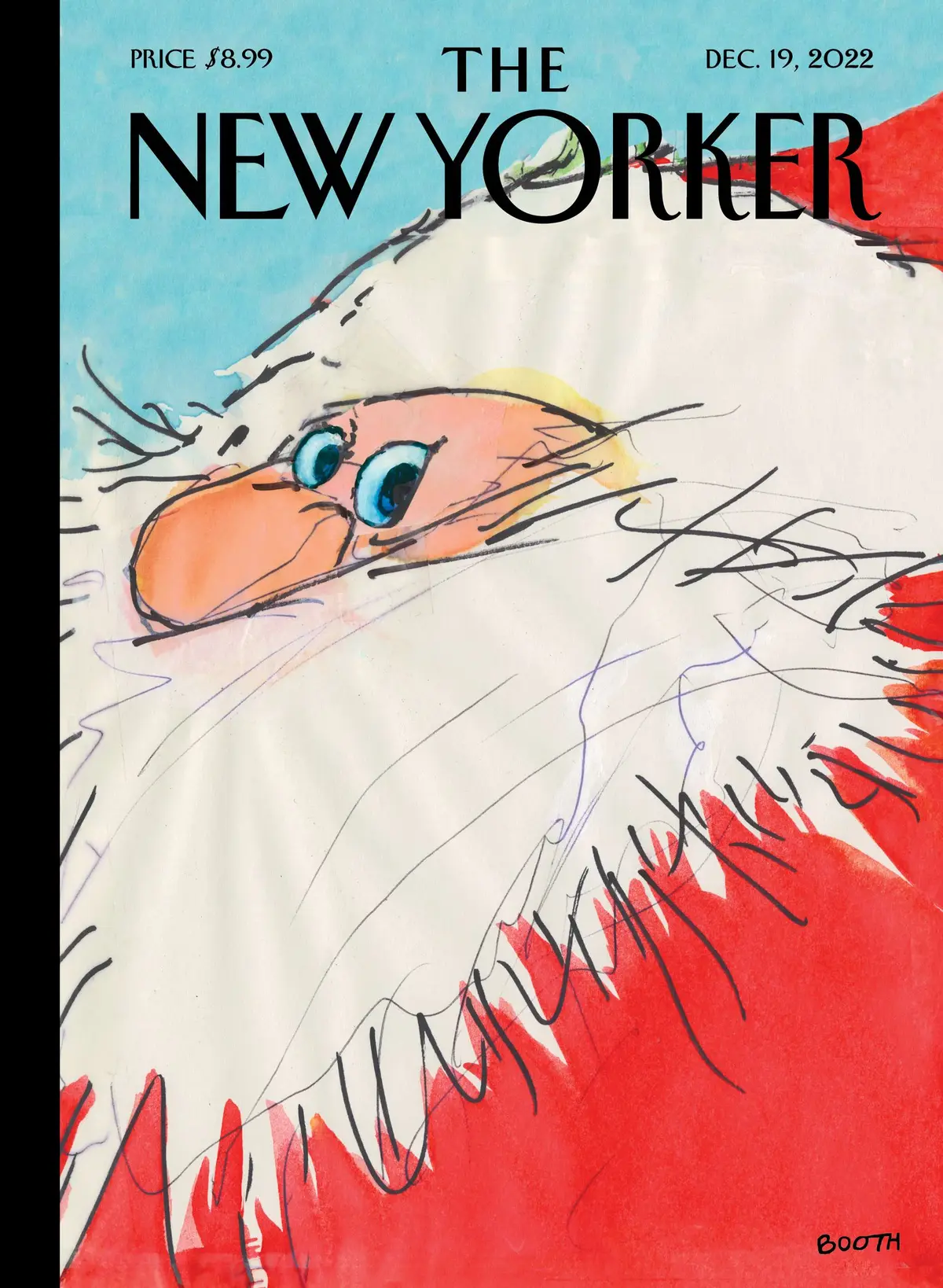 Обложка The New Yorker, 19 декабря 2022: Верь, художник Джордж Бут