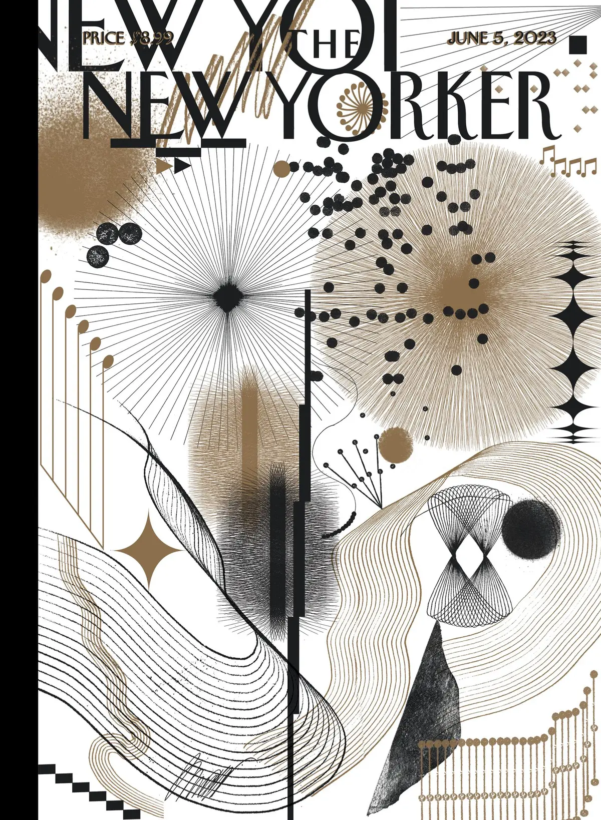 Обложка The New Yorker, 5 июня 2023: Искусство музыки, художник Маша Титова