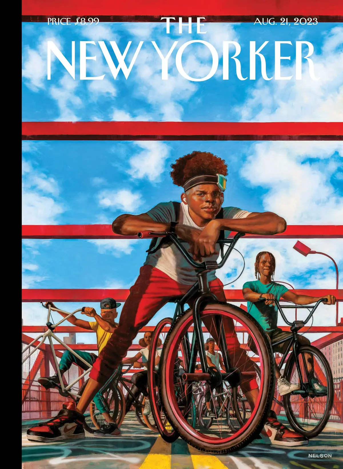 Обложка The New Yorker, 21 августа 2023: Выезд, художник Кадир Нельсон