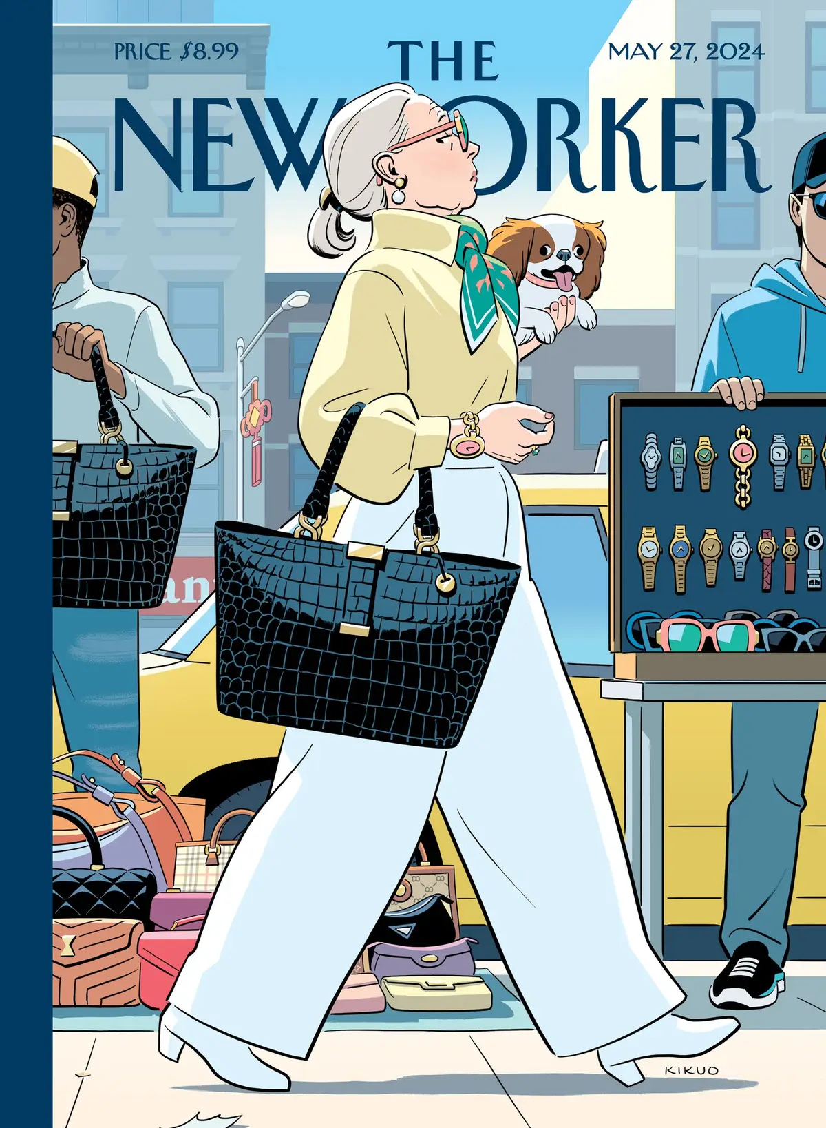 Обложка The New Yorker, 27 мая 2024: Подлинный стиль, художник Р. Кикуо Джонсон
