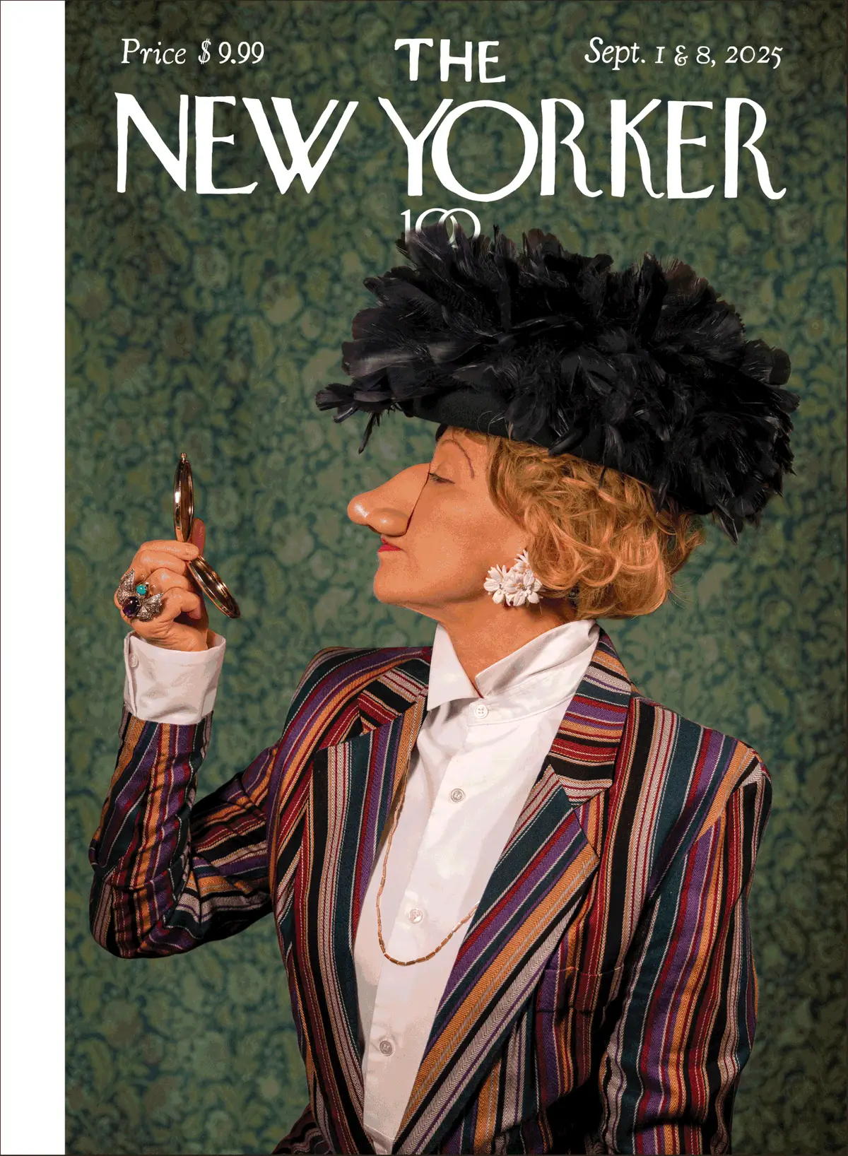 Обложка The New Yorker, 1 сентября 2025: Быть Юстасом, художник Синди Шерман, Реа Ирвин