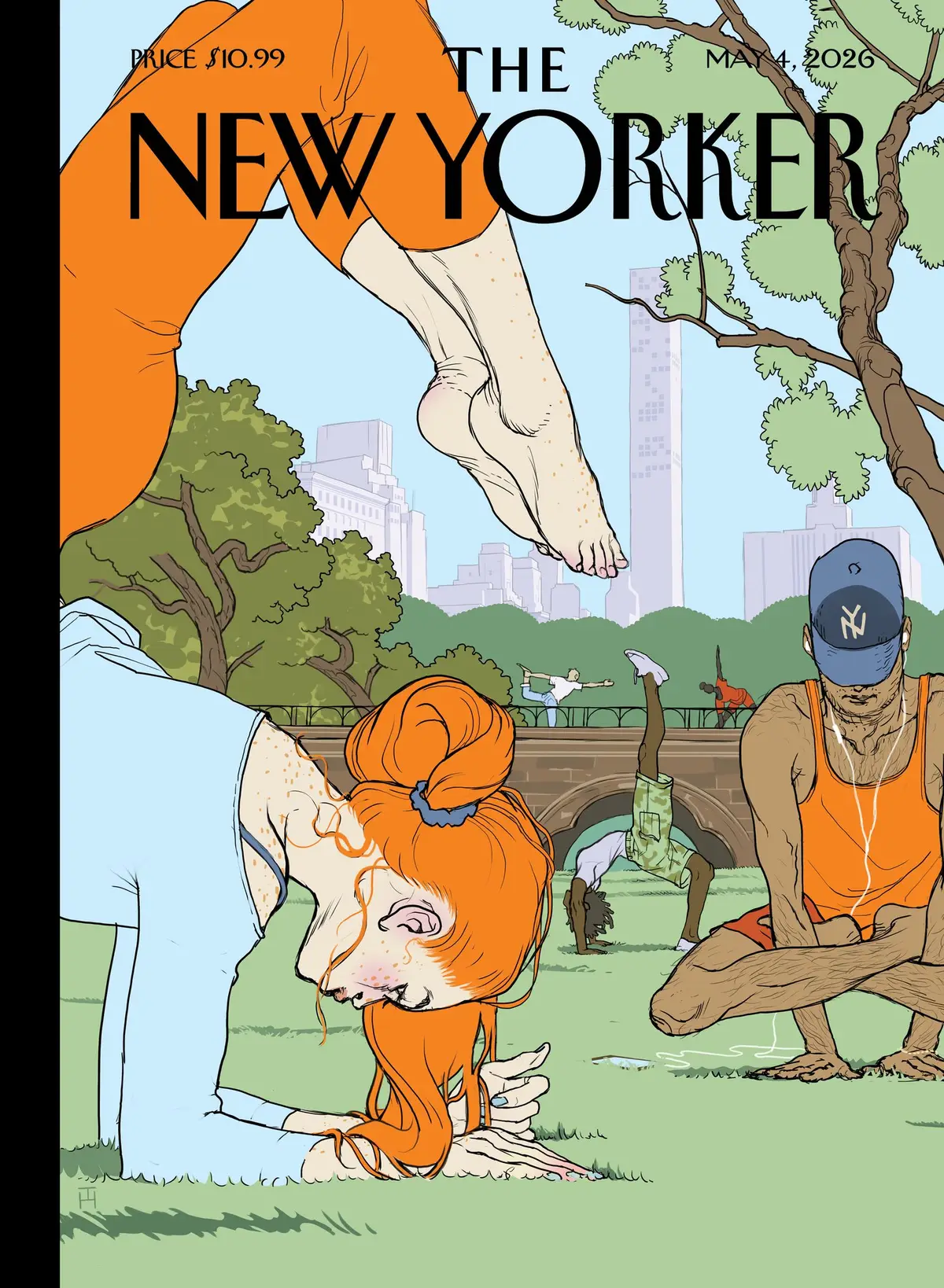 Обложка The New Yorker, 4 мая 2026: Весенние приветствия, художник Томер Ханука