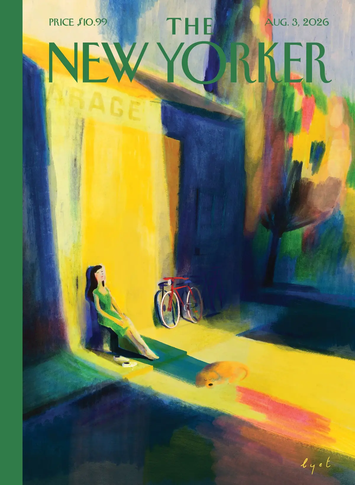 Обложка The New Yorker, 3 августа 2026: Покой, художник Пьер-Эмманюэль Лье