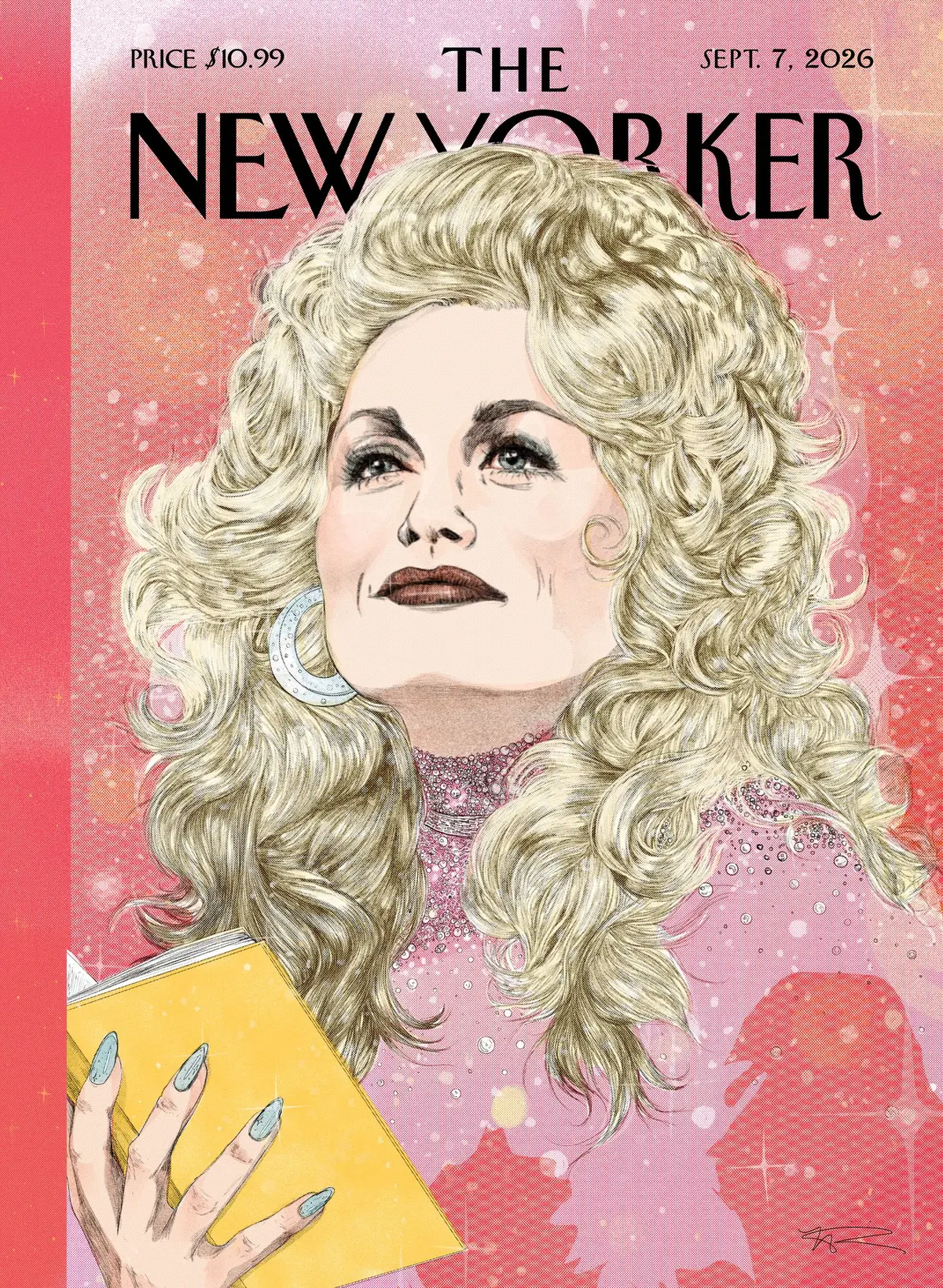 Обложка The New Yorker, 7 сентября 2026: Чистое золото, художник Николь Рифкин